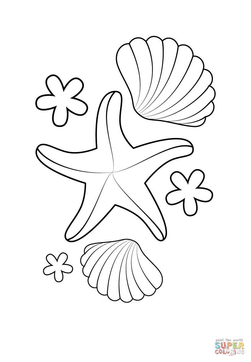 Starfish Coloring Pages 2 824x1186 Starfish Coloring Pages 2