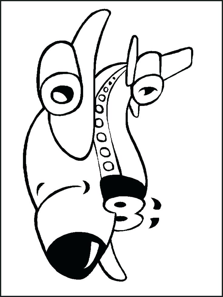 735x981 Free Airplane Coloring Pages Airplane Coloring Pages To Print