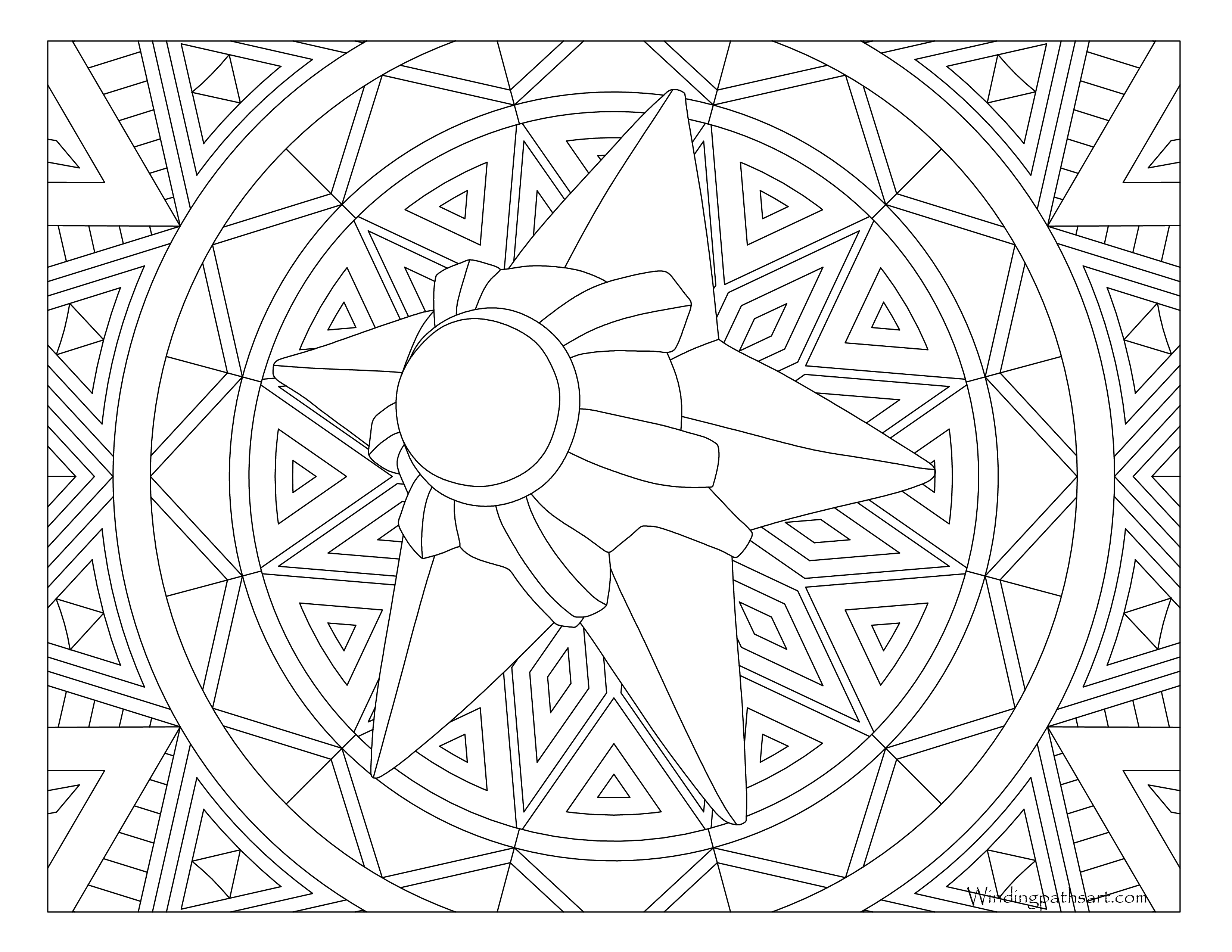 120 Staryu Pokemon Coloring Page 3300x2550 120 Staryu Pokemon Coloring Page