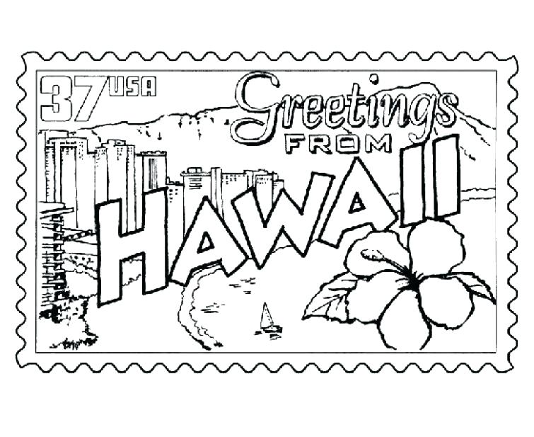 755x617 Simple Ideas Hawaii Coloring Pages Coloring Page Coloring Page