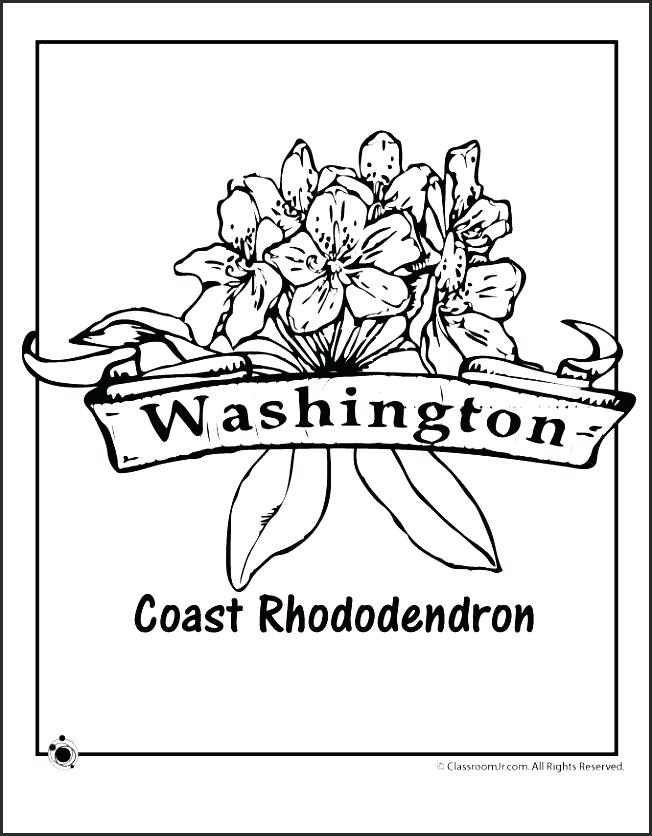 652x836 Washington State Flag Coloring Page State Flag Coloring Page New