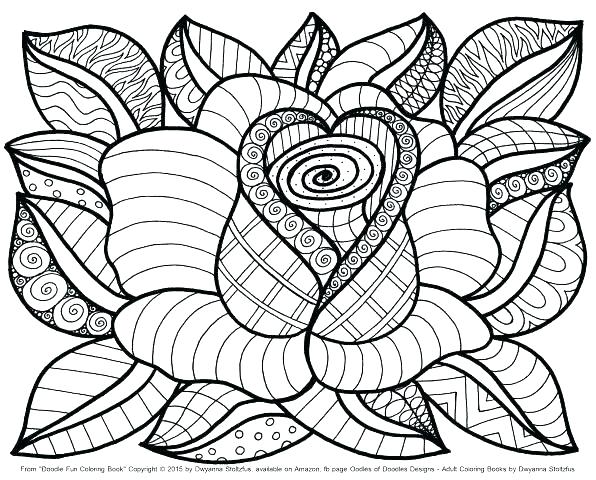 Flower Coloring Pages Printable Free Coloring Pages With Flowers 596x480 Flower Coloring Pages Printable Free Coloring Pages With Flowers