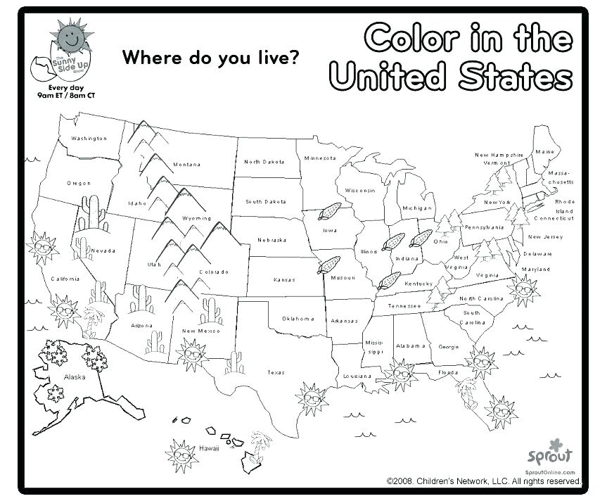 863x712 United States Coloring Pages Us Map Page Navy Col United States