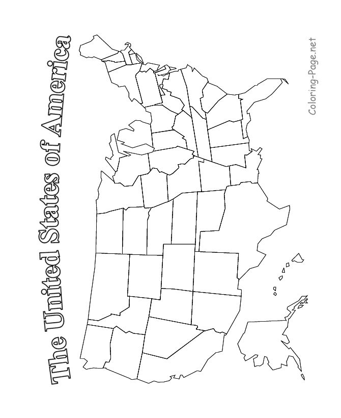 670x820 Us State Map Coloring Pages Us State Map Coloring Page
