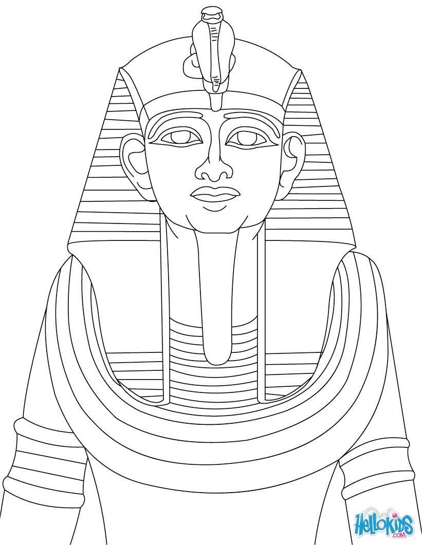 821x1061 Sensational King Tut Coloring Pages Top Helpfu