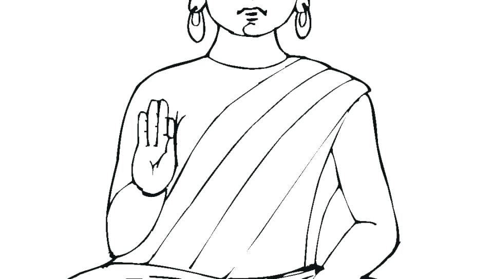 960x544 Buddha Coloring Pages Coloring Page Free Printable Statue