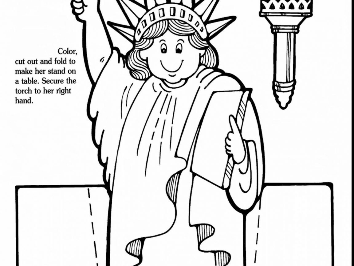 1152x864 Statue Of Liberty Coloring Pages Regarding Motivate Free Printable