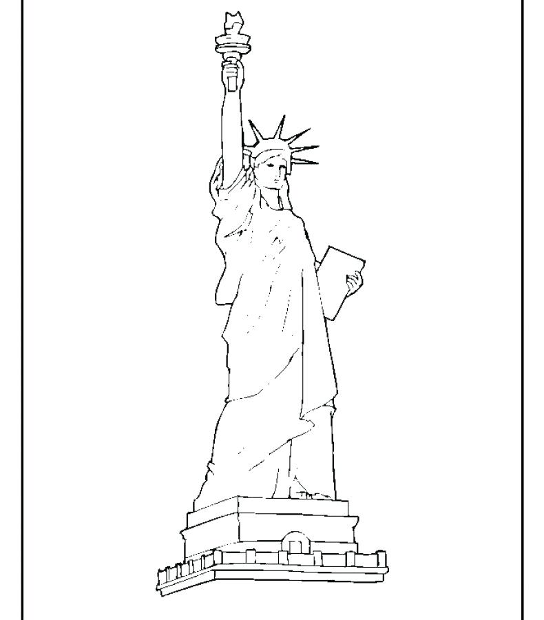 790x900 Statue Of Liberty Coloring Pages Great Armed Forces Day In Statue