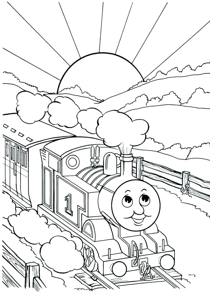 727x1015 Free Coloring Pages Trains Steam Train Coloring Pages Train
