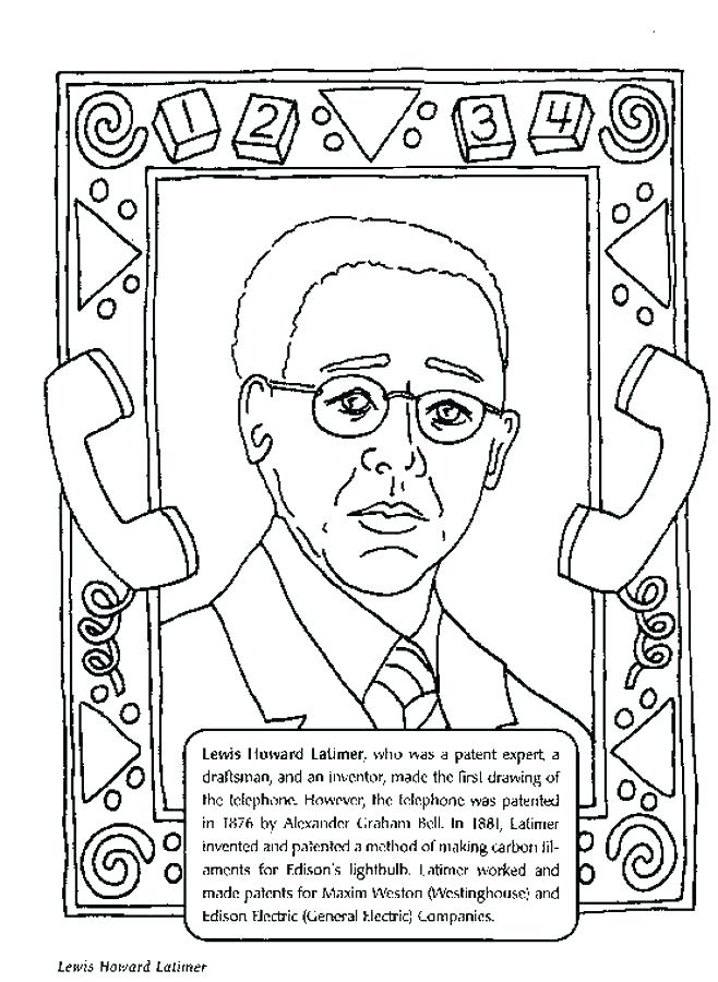 658x900 Black Inventors Coloring Pages Inventors Coloring Pages Kids
