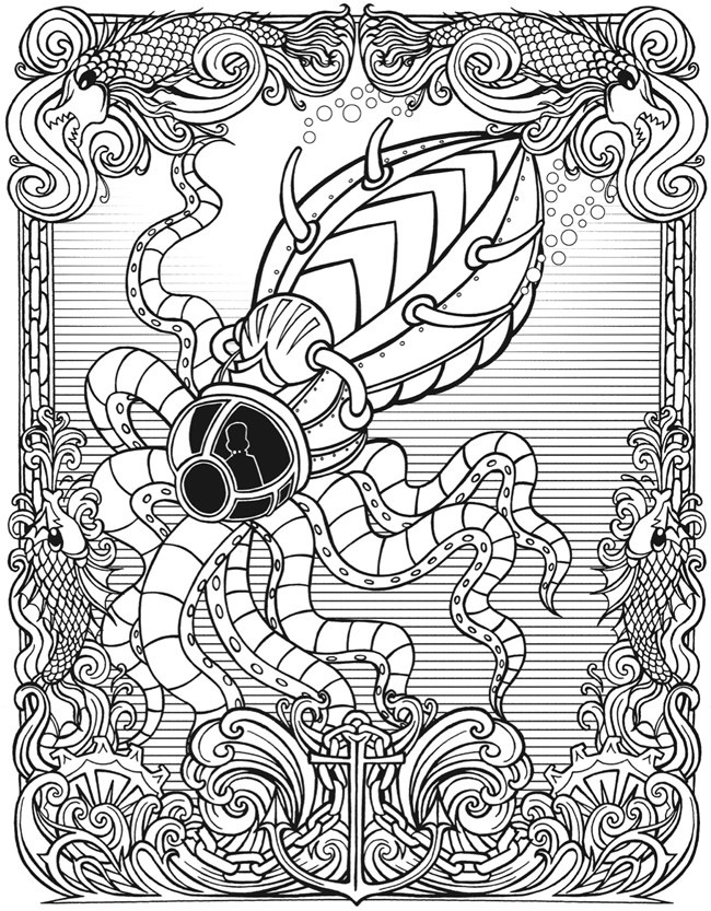 Free Steampunk Coloring Pages Simply Inspired 650x833 Free Steampunk Coloring Pages Simply Inspired