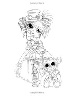 Sherri Baldy My Besties Steampunk Coloring Book 236x305 Sherri Baldy My Besties Steampunk Coloring Book