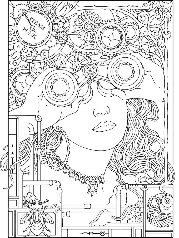 752x1000 Book Coloring For Adults