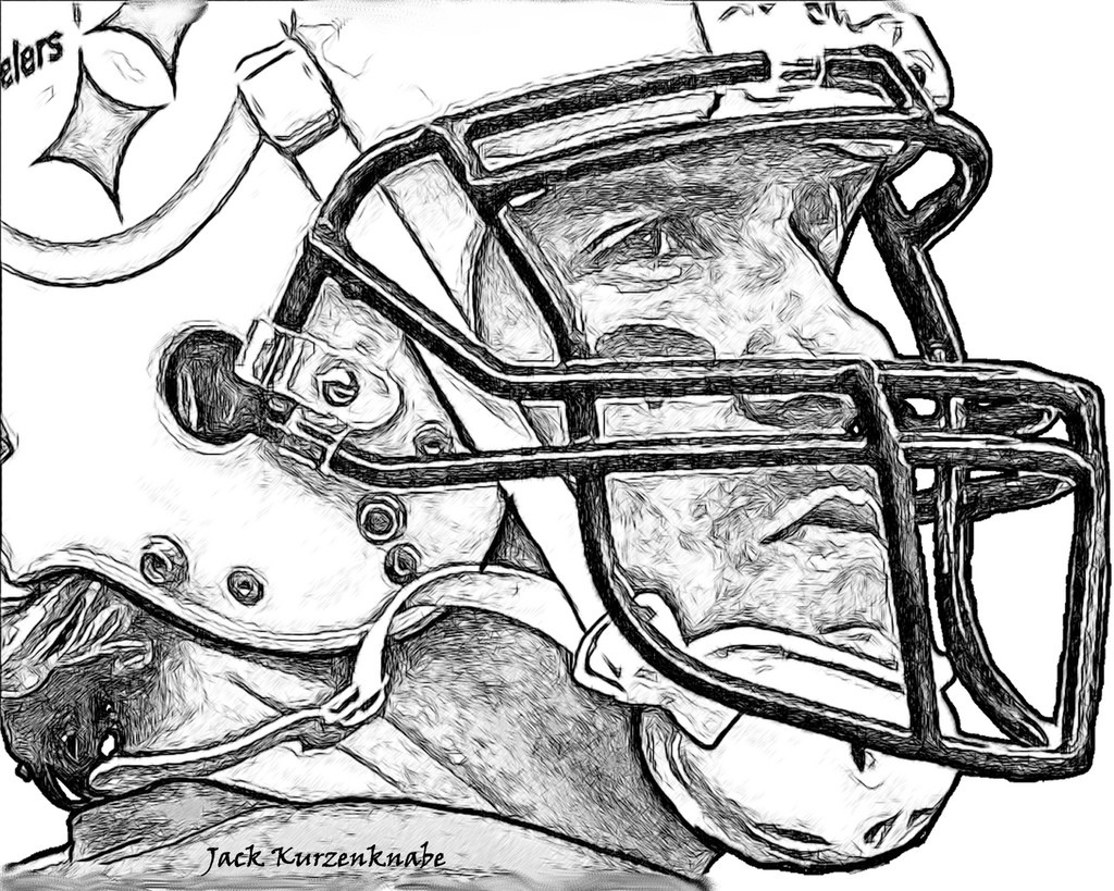 1024x819 Steelers Coloring Pages Nfl Players New Football Arilitv Steelers