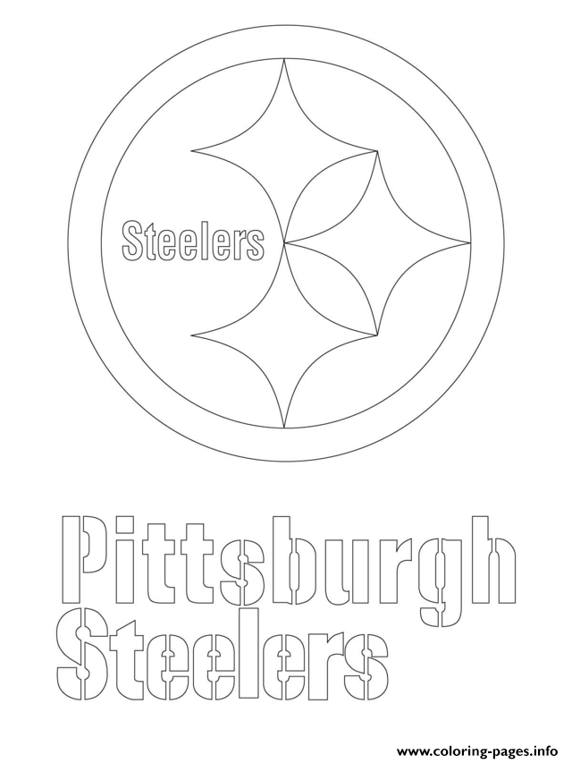 Print Pittsburgh Steelers Logo Football Sport Coloring Pages 640x853 Print Pittsburgh Steelers Logo Football Sport Coloring Pages