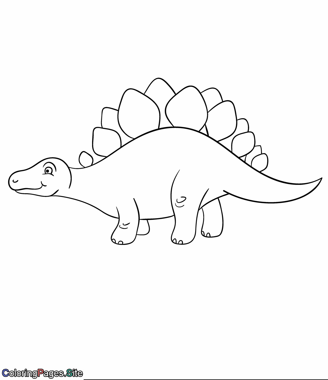 Stegosaurus Coloring Page at GetColorings.com | Free printable ...