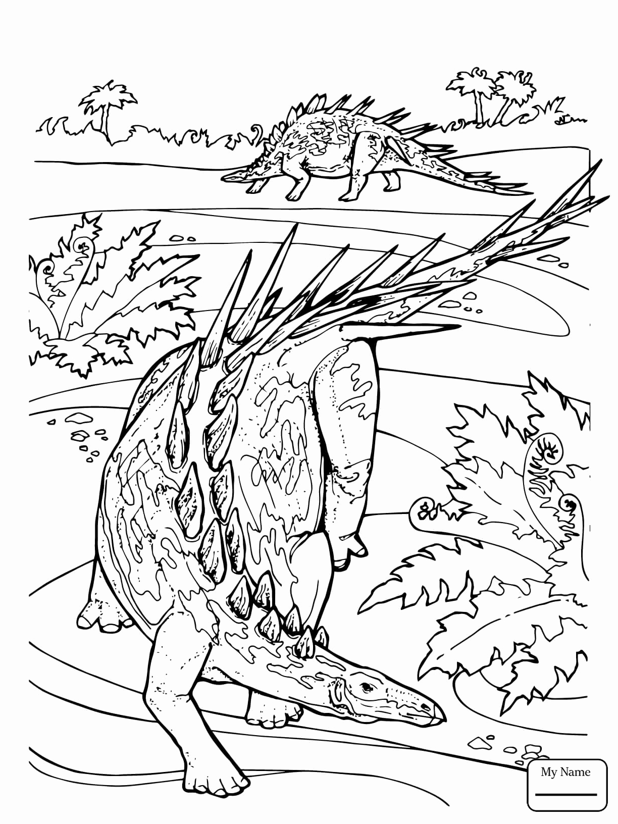 1224x1632 Stegosaurus Coloring Page Photograph Scary Dinosaur Coloring Pages
