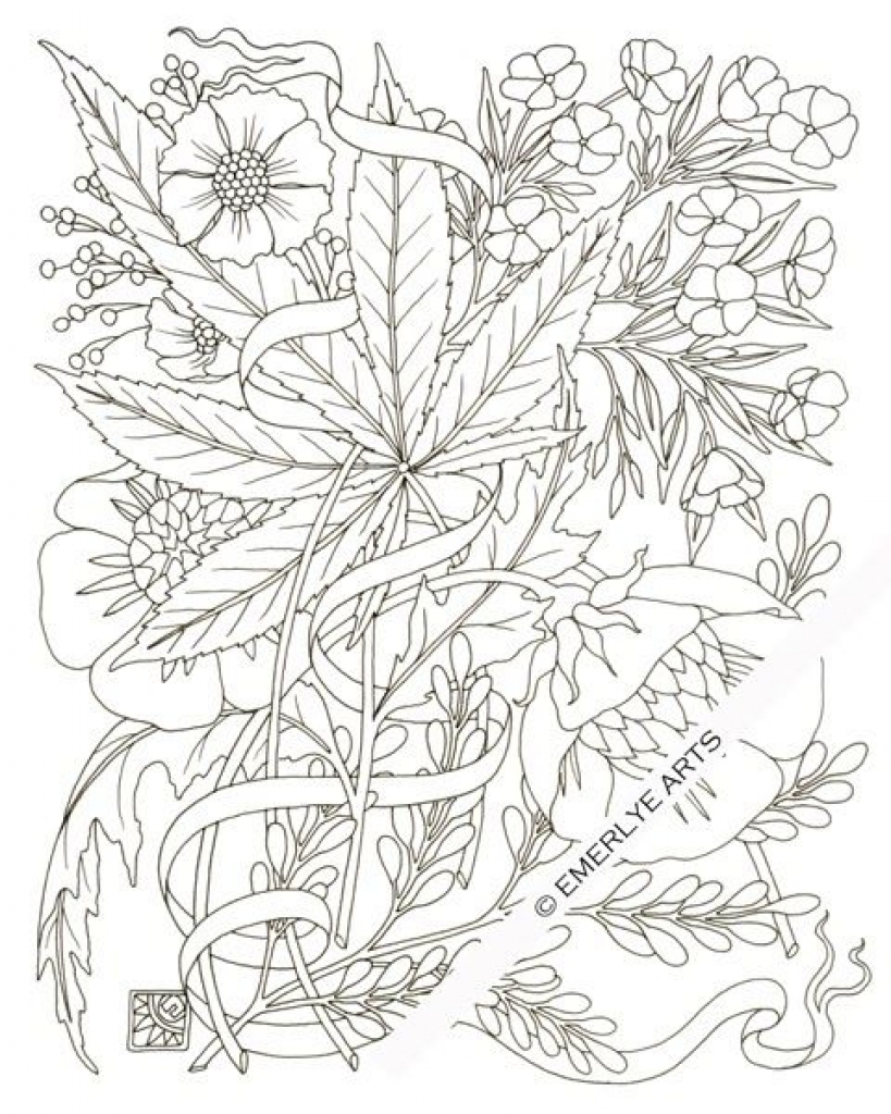 Weed Leaf Stencil With Marijuana Coloring Pages Creativemove Nice 819x1024 Weed Leaf Stencil With Marijuana Coloring Pages Creativemove Nice