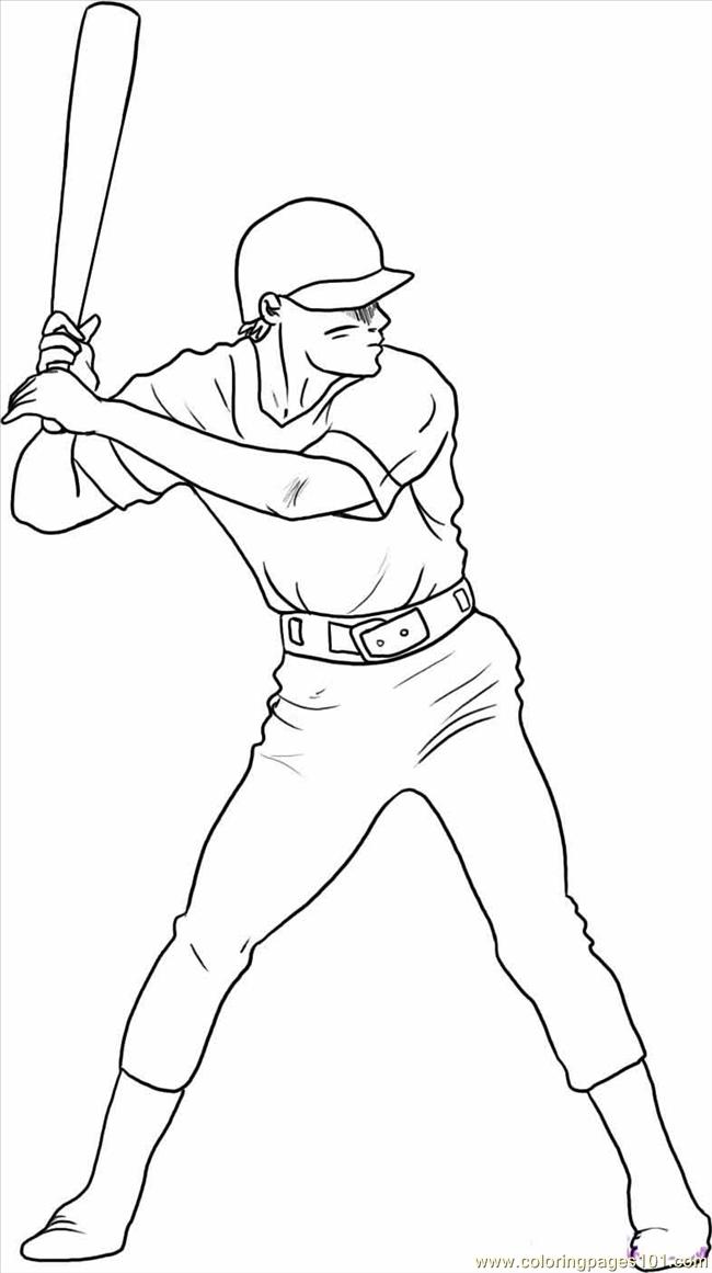 Draw A Baseball Player Step 5 Coloring Page 650x1161 Draw A Baseball Player Step 5 Coloring Page
