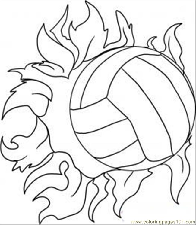 Draw A Volleyball Step 5 Coloring Page 650x749 Draw A Volleyball Step 5 Coloring Page