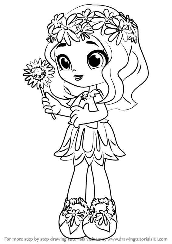 Shopkins Coloring Pages Shoppies Learn How To Draw Daisy Petals 567x800 Shopkins Coloring Pages Shoppies Learn How To Draw Daisy Petals
