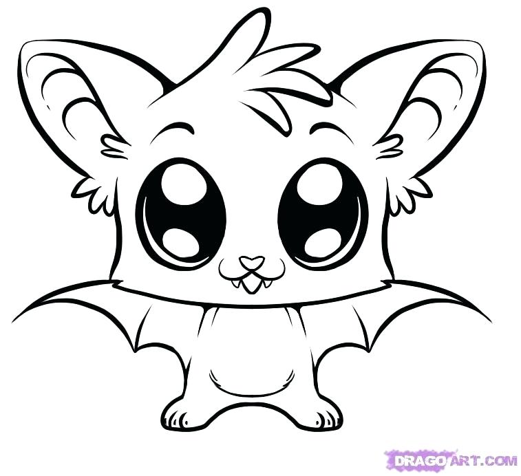 Coloring Animal Cute Coloring Pages How To Draw A Cute Bat Step 6 757x692 Coloring Animal Cute Coloring Pages How To Draw A Cute Bat Step 6