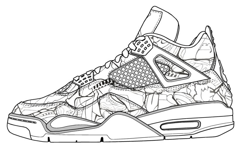 819x507 21 Jordan Shoes Coloring Pages Compilation Free Coloring Pages