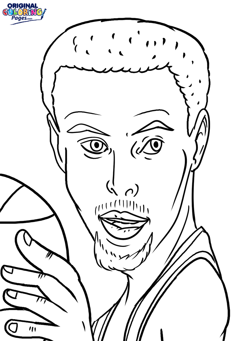 Stephen Curry Coloring Pages at GetColorings.com | Free printable ...