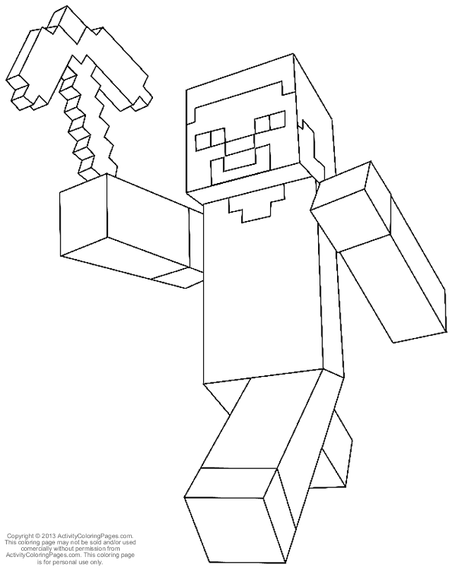 Minecraft Steve Coloring Pages Shop Toys Amp Board 641x808 Minecraft Steve Coloring Pages Shop Toys Amp Board
