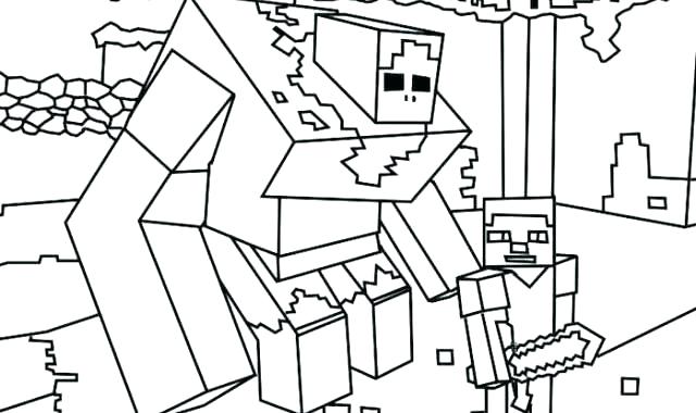 Minecraft Steve Coloring Pages To Print Beautiful Printable Free 640x380 Minecraft Steve Coloring Pages To Print Beautiful Printable Free