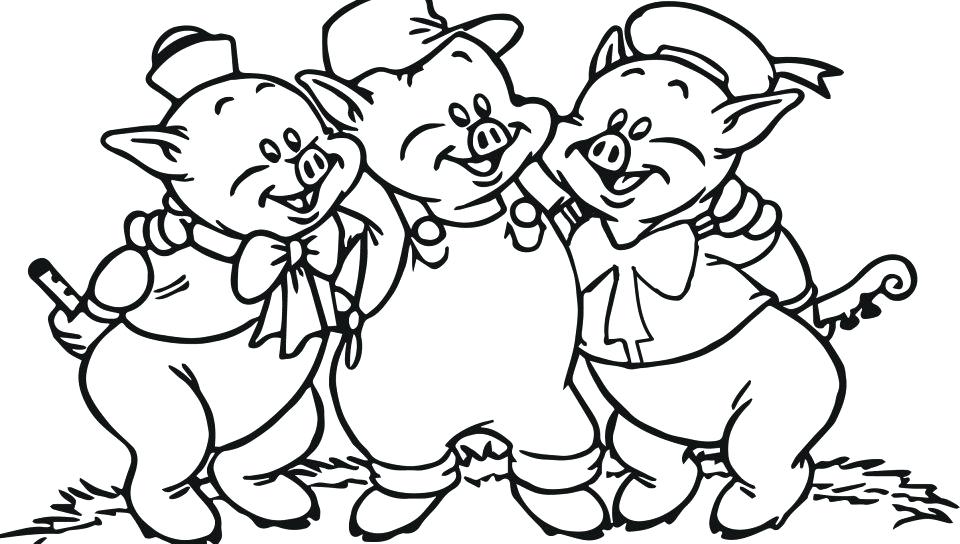 Best Cartoon 3 Little Pigs Coloring Page Printable Free Cartoons 3 960x544 Best Cartoon 3 Little Pigs Coloring Page Printable Free Cartoons 3