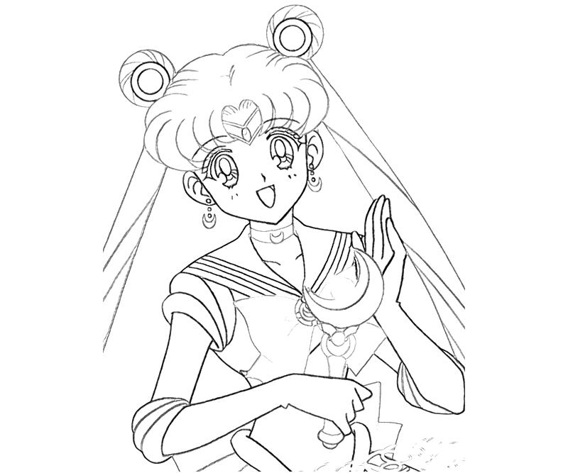 Sailormoon With Moon Stick Coloring Page Cute Pages 800x667 Sailormoon With Moon Stick Coloring Page Cute Pages