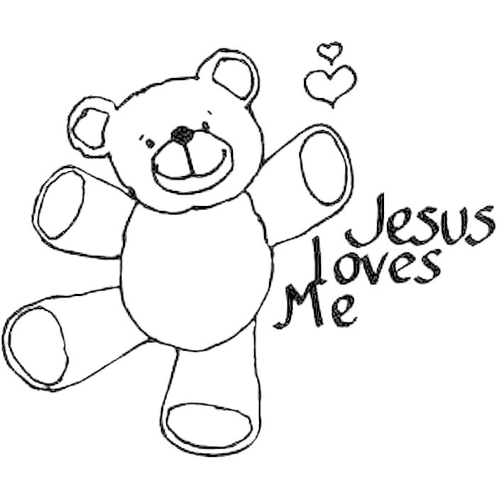 700x700 Jesus Loves Me Coloring Page Jesus Love Me Sticker Coloring Page