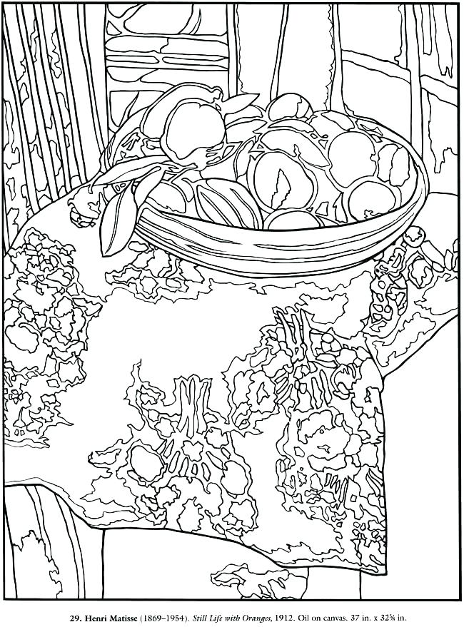 Matisse Coloring Pages Blank Coloring Pages For Adults Plus 650x879 Matisse Coloring Pages Blank Coloring Pages For Adults Plus