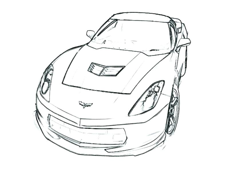 800x600 Stingray Coloring Pages Free Printable Corvette Coloring Pages
