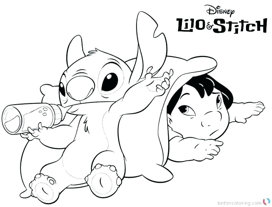 Stitch And Angel Coloring Pages at GetColorings.com | Free printable ...