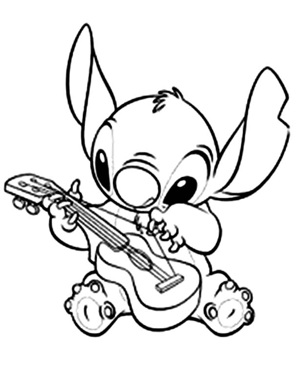 Stitch In Lilo Amp Stitch Coloring Page 600x801 Stitch In Lilo Amp Stitch Coloring Page