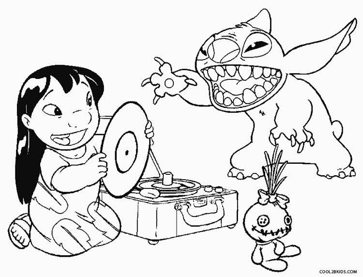 Printable Lilo And Stitch Coloring Pages For Kids Cool2bkids 750x572 Printable Lilo And Stitch Coloring Pages For Kids Cool2bkids