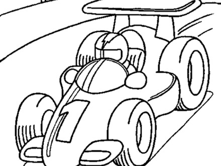 440x330 38 Coloring Pages Race Cars, Free Printable Race Car Coloring