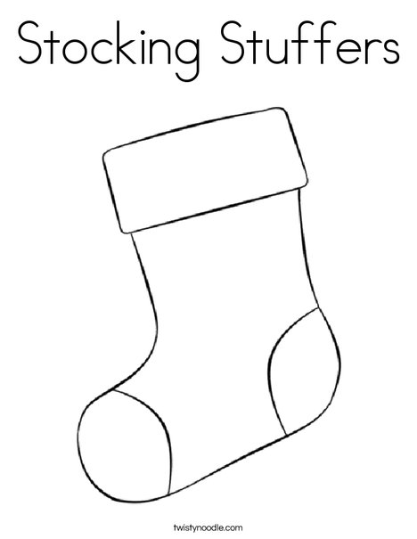 468x605 Stocking Stuffers Coloring Page