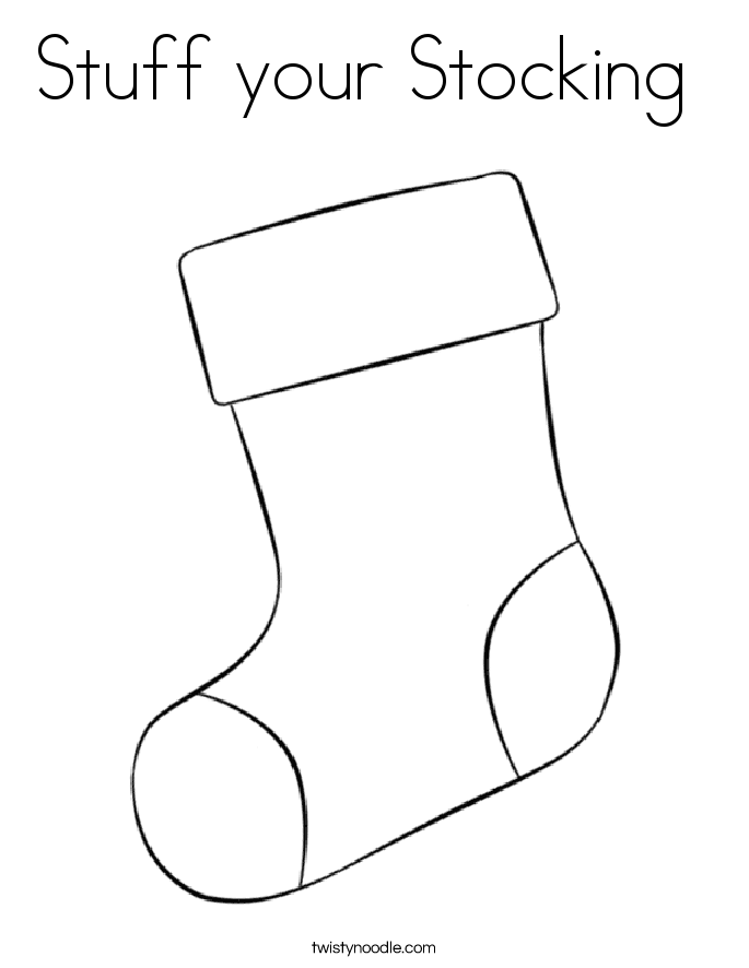 685x886 Stuff Your Stocking Coloring Page