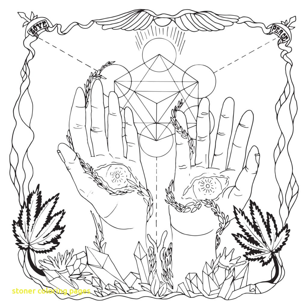 1024x1024 Stoner Coloring Pages With Stoner Coloring Book Trippy Designs