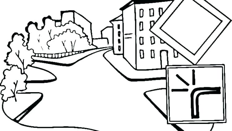 750x425 Stop Sign Coloring Sheet Stop Sign Coloring Page Road Sign