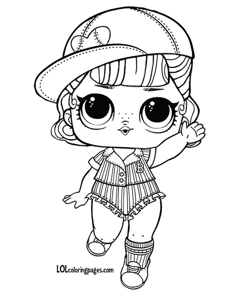 757x980 Short Stop Lol Doll Coloring Page Lol Surprise Doll Coloring Pages