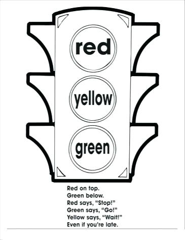 365x473 Stop Light Coloring Page Unique Crayola Throughout Idea 11