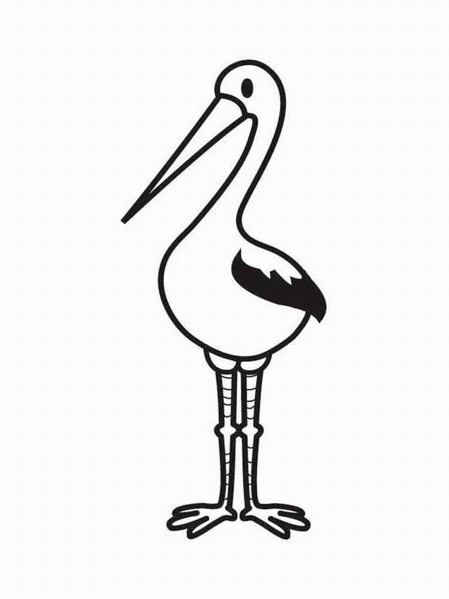 900x1200 Storks Coloring Pages