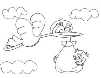 330x253 Printable Babies Amp Bedtime Coloring Pages