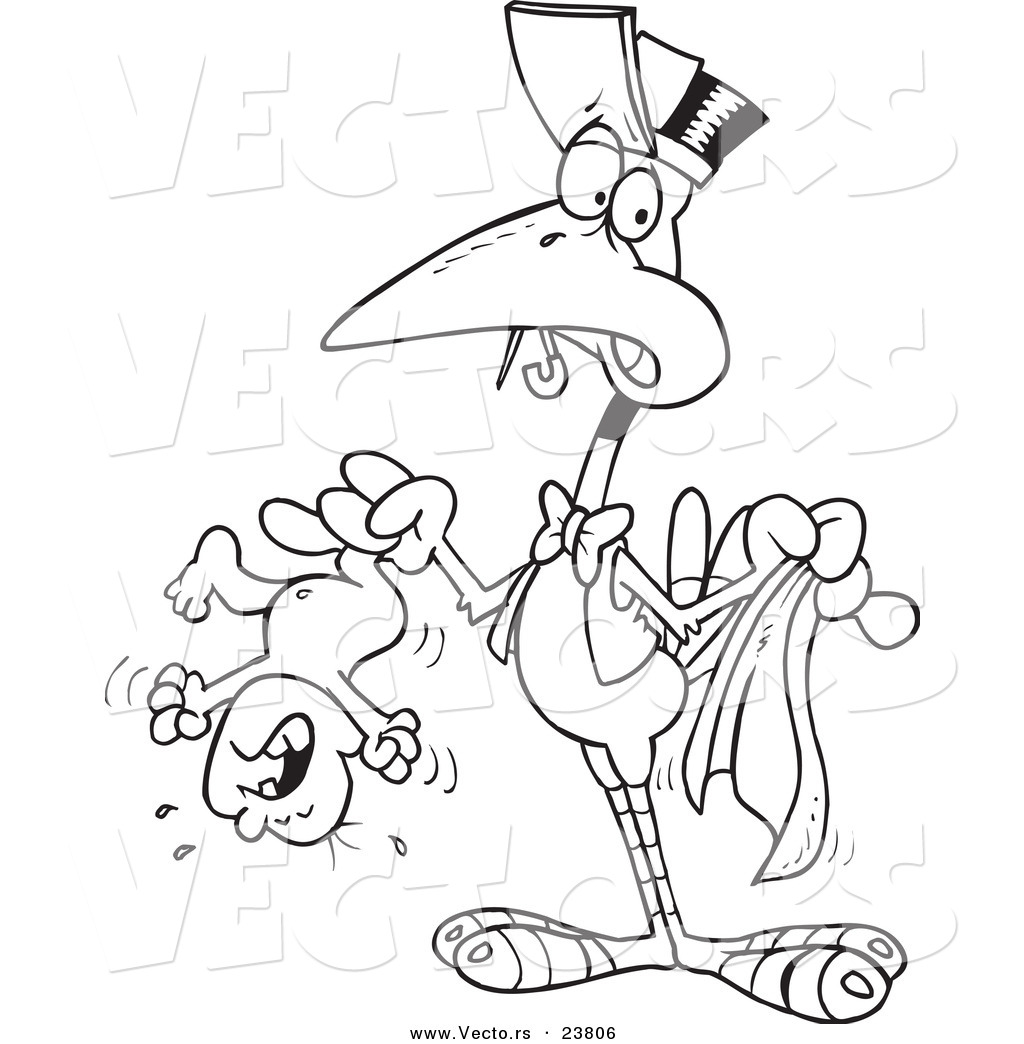 1024x1044 Rare Storks Coloring Pages Baby For Kids 1 How