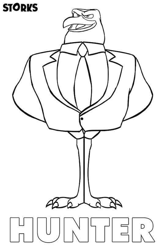 540x810 Storks Coloring Page Hunter Storks Printables