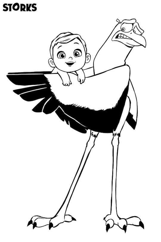 Storks Movie Printables And Activity Sheets Activities 540x810 Storks Movie Printables And Activity Sheets Activities